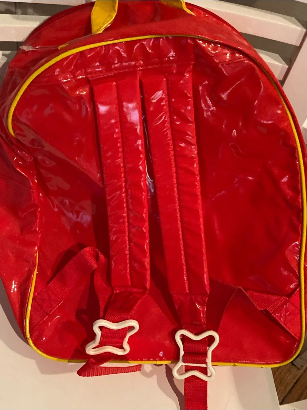 Vintage Kids Red Dalmatian Firefighter Backpack -  Like New
